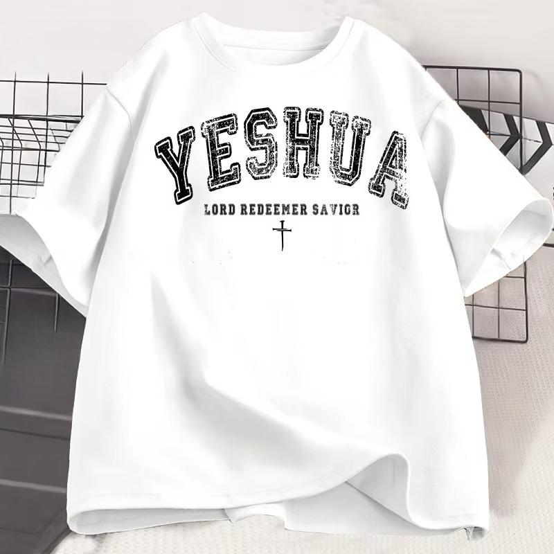 Men'S Fashion Aesthetics - Vintage Yeshua Tshirt Christian Yeshua T