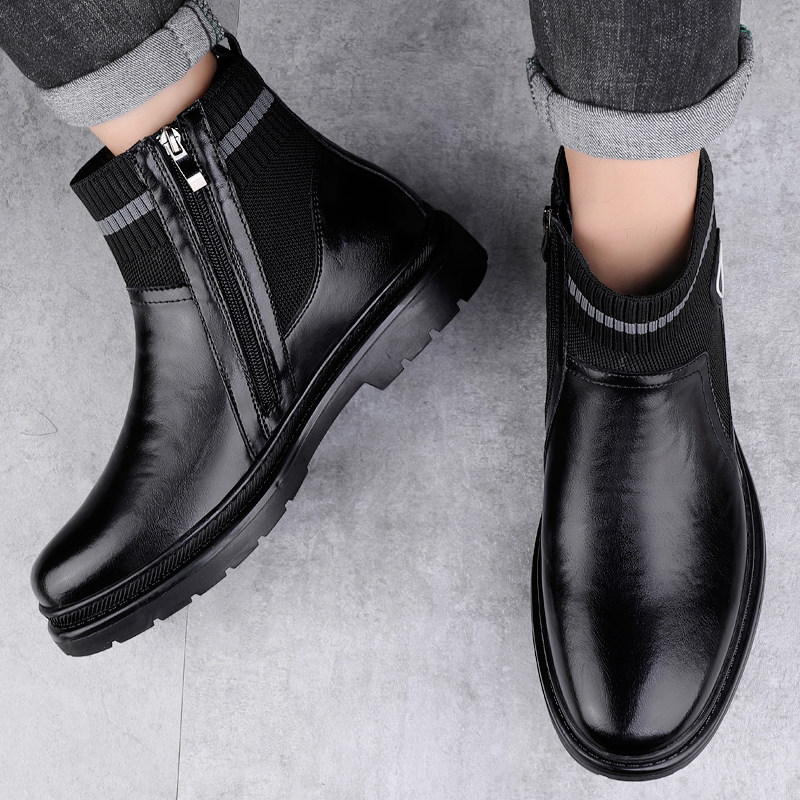 Men'S Fashion Luxury Brands - Winter Velvet Warm High Top Outdoor