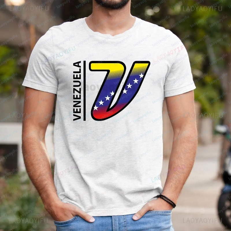 Men'S Fashion Aesthetics - Venezuela T-shirt Fashion Woman Men Cotton