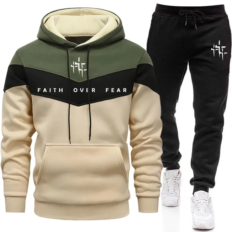 Faith Over Fear Men's Tracksui - Men'S Fashion Hoodie review and price