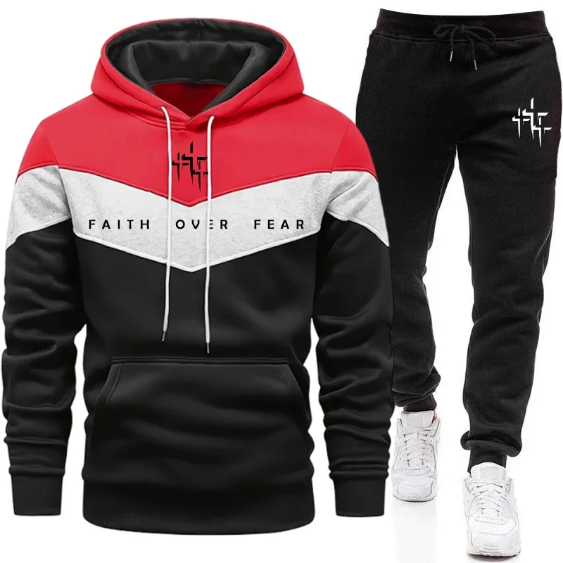 Faith Over Fear Men's Tracksui - Men'S Fashion Hoodie review and price