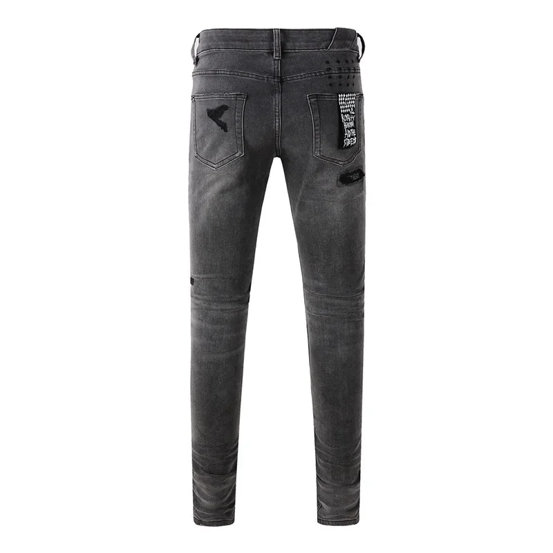 Men's High Street Distressed A - Skinny Jeans Ripped review and price