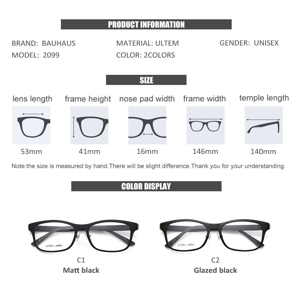 2099 Men ULTEM Optical Glasses - Men'S Fashion Non Prescription Glasses review and price