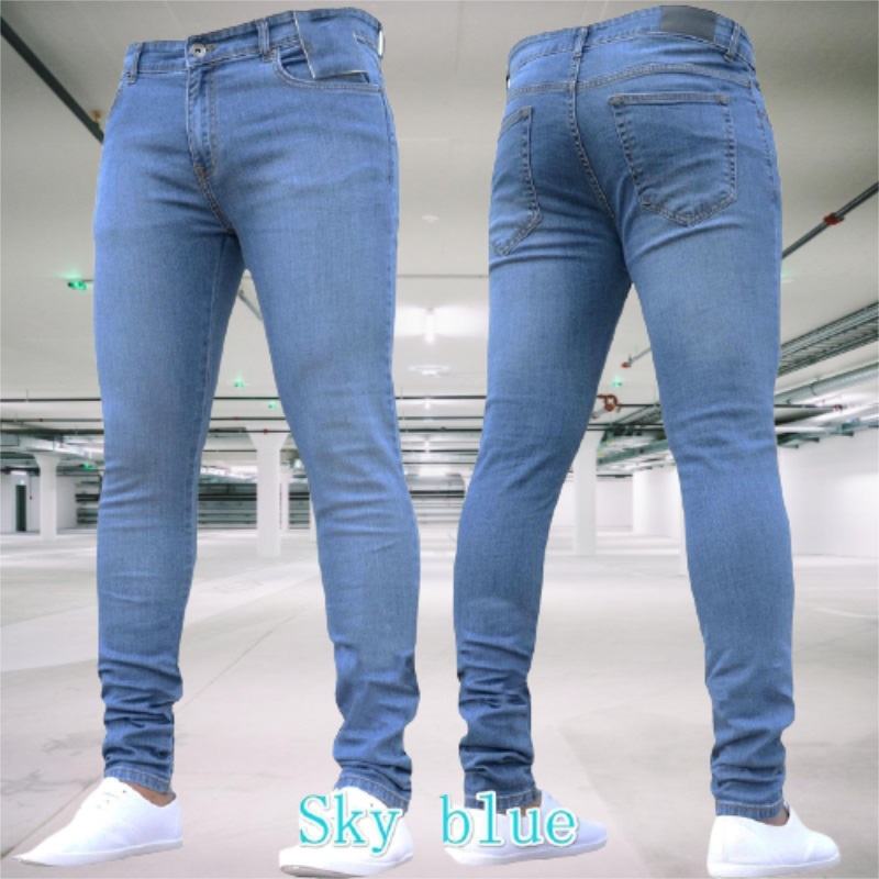Men's Jeans Stretch Slim Fit T - Skinny Jeans Ripped review and price