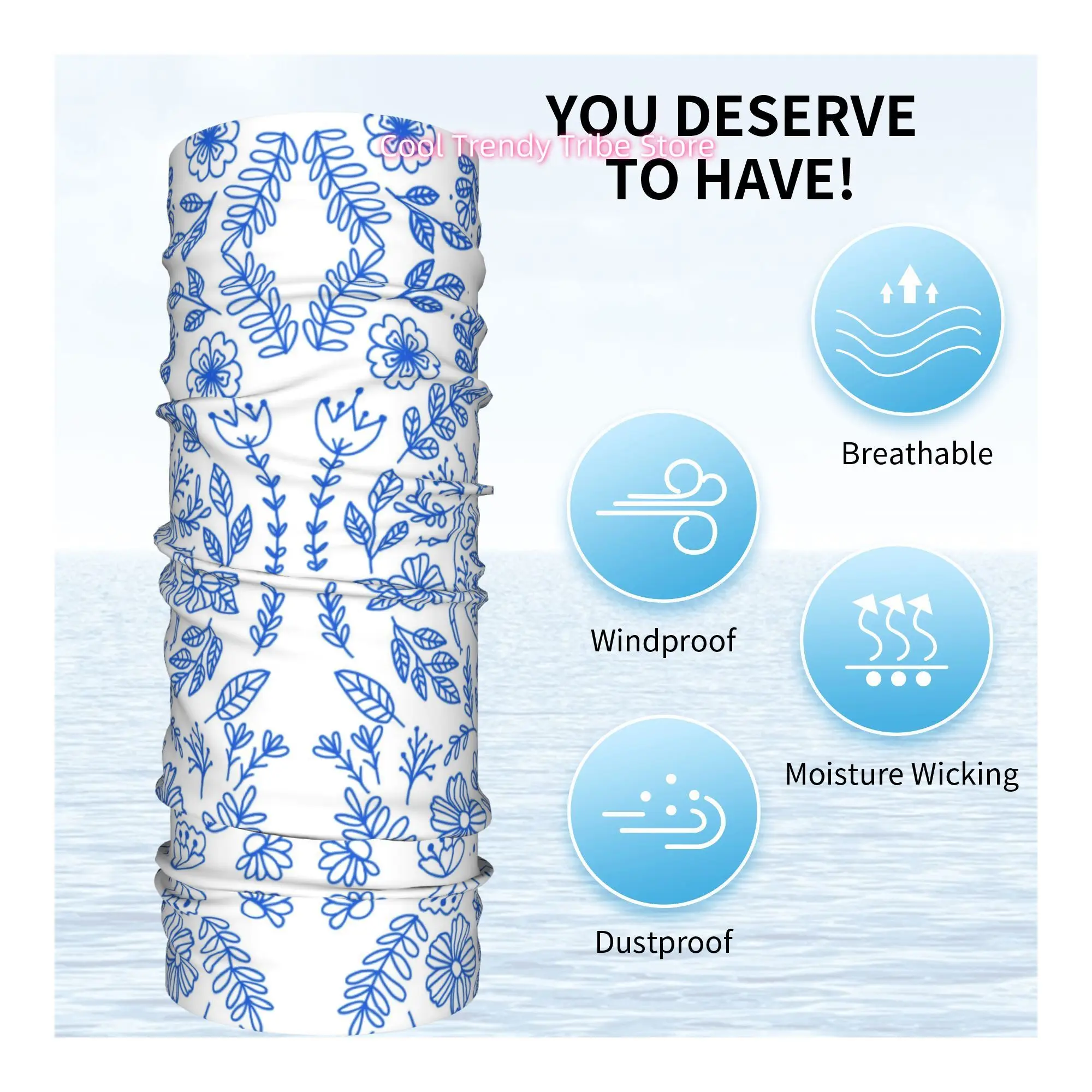 Blue Line Retro Scarab Flower  - Men Fashion Hair Style review and price