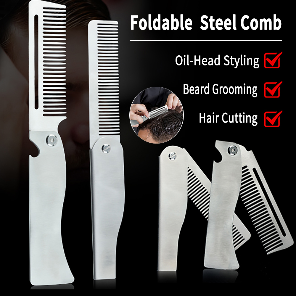 New Type 1/2PCS Portable Steel - Men Fashion Hair Style review and price