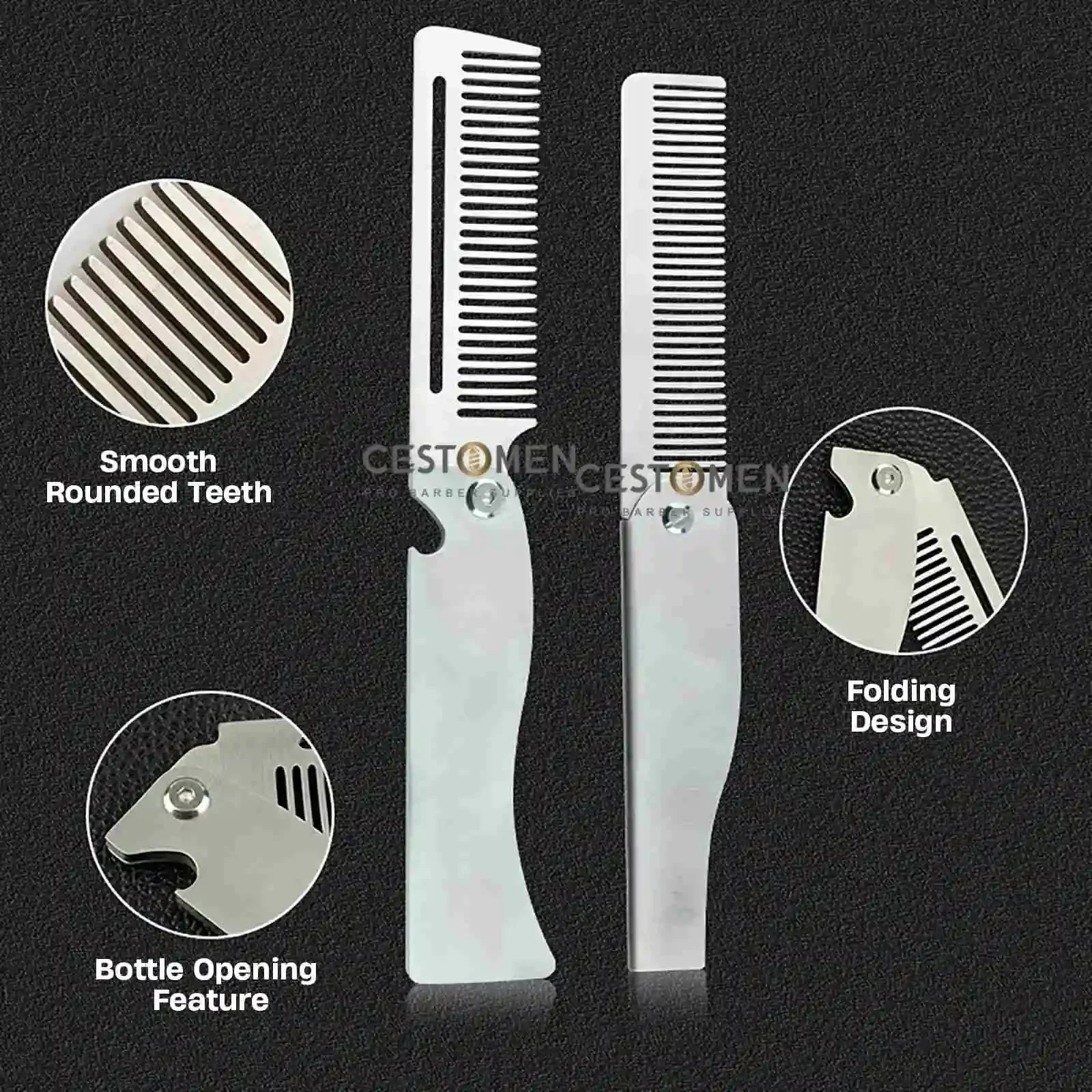 New Type 1/2PCS Portable Steel - Men Fashion Hair Style review and price