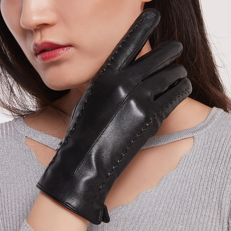 Women's Sheepskin Gloves Winte - Driving Gloves Leather review and price