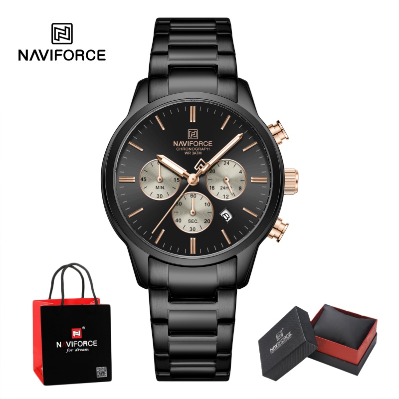NAVIFORCE Men Quartz Chronogra - Mens Fashion Bracelet review and price