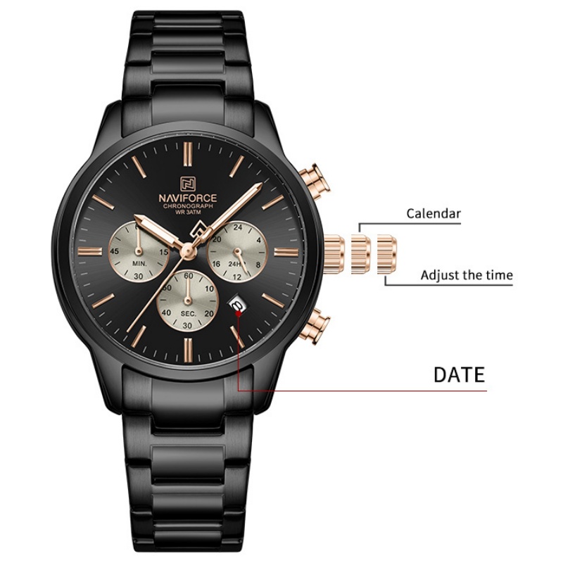 NAVIFORCE Men Quartz Chronogra - Mens Fashion Bracelet review and price