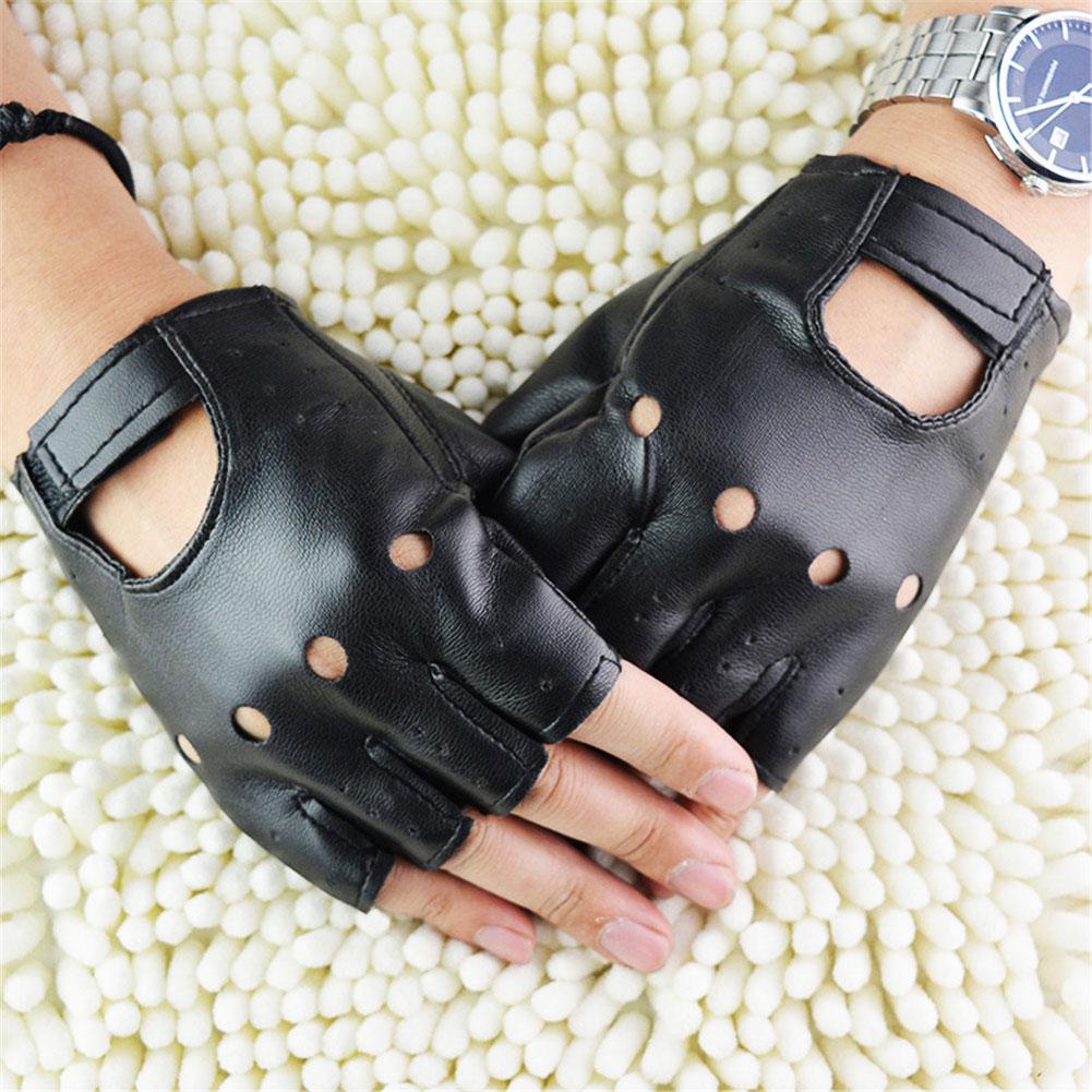Unisex Half-Finger Gloves Thea - Driving Gloves Leather review and price