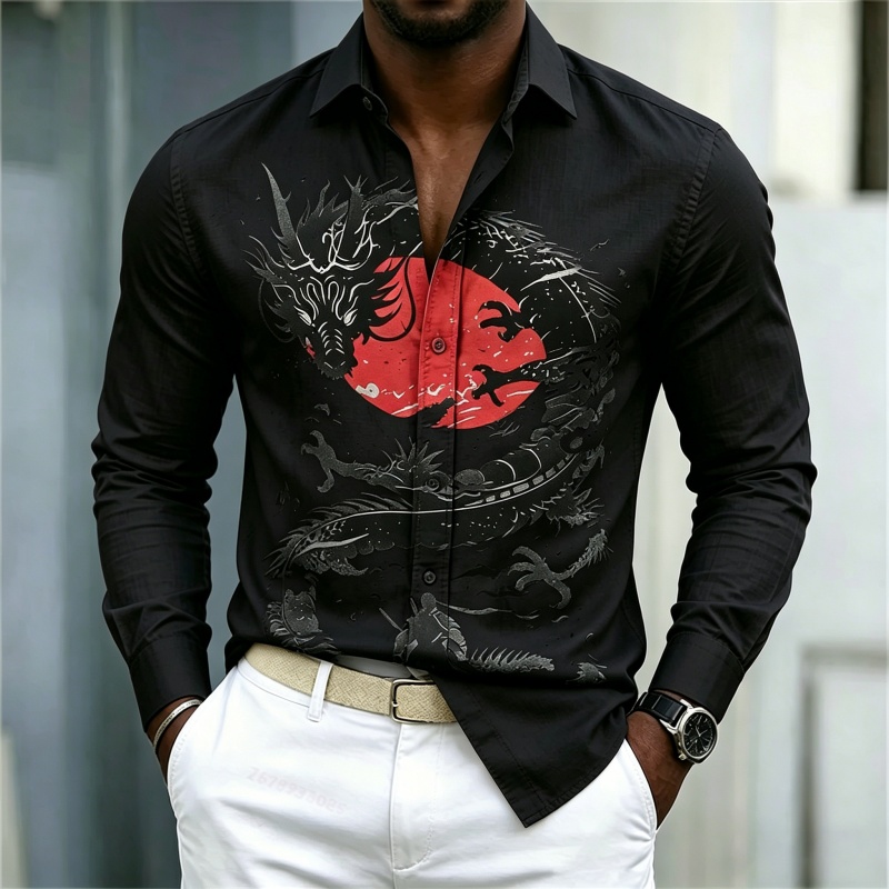 2026 New Men's Shirt White Bla - Men'S Fashion Trends review and price