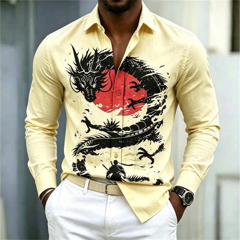 2026 New Men's Shirt White Bla - Men'S Fashion Trends review and price