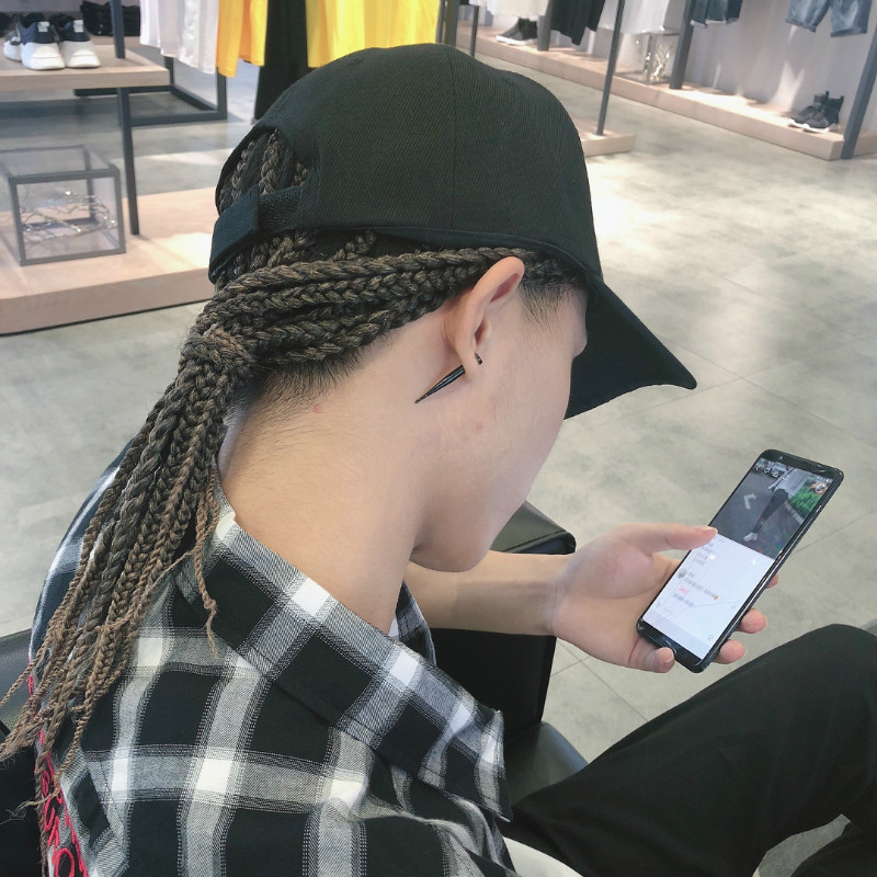 Curly hair synthetic wig hat i - Men Fashion Hair Style review and price