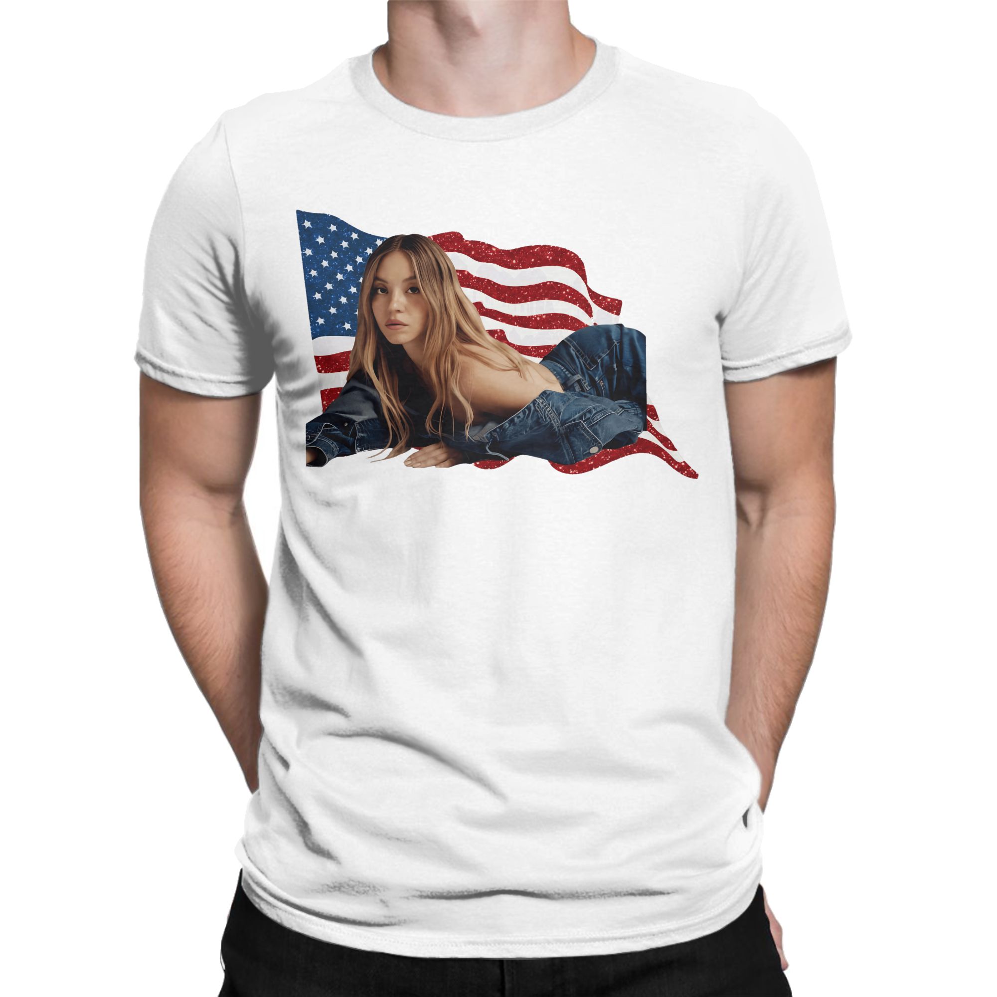 Sydney Sweeney Cotton T Shirt  - Men'S Fashion Sydney review and price