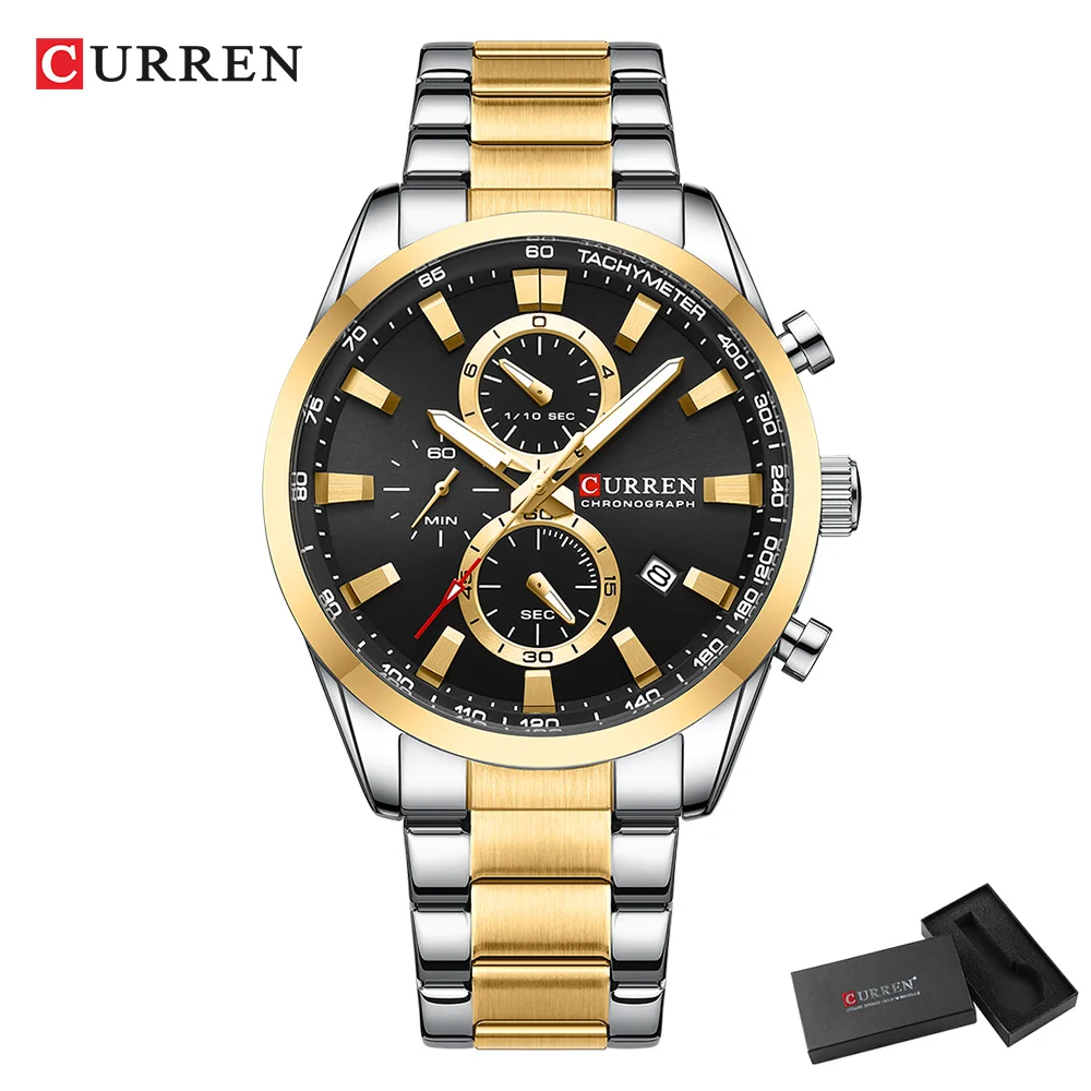 CURREN Casual Quartz Chrono Sp - Mens Fashion Bracelet review and price