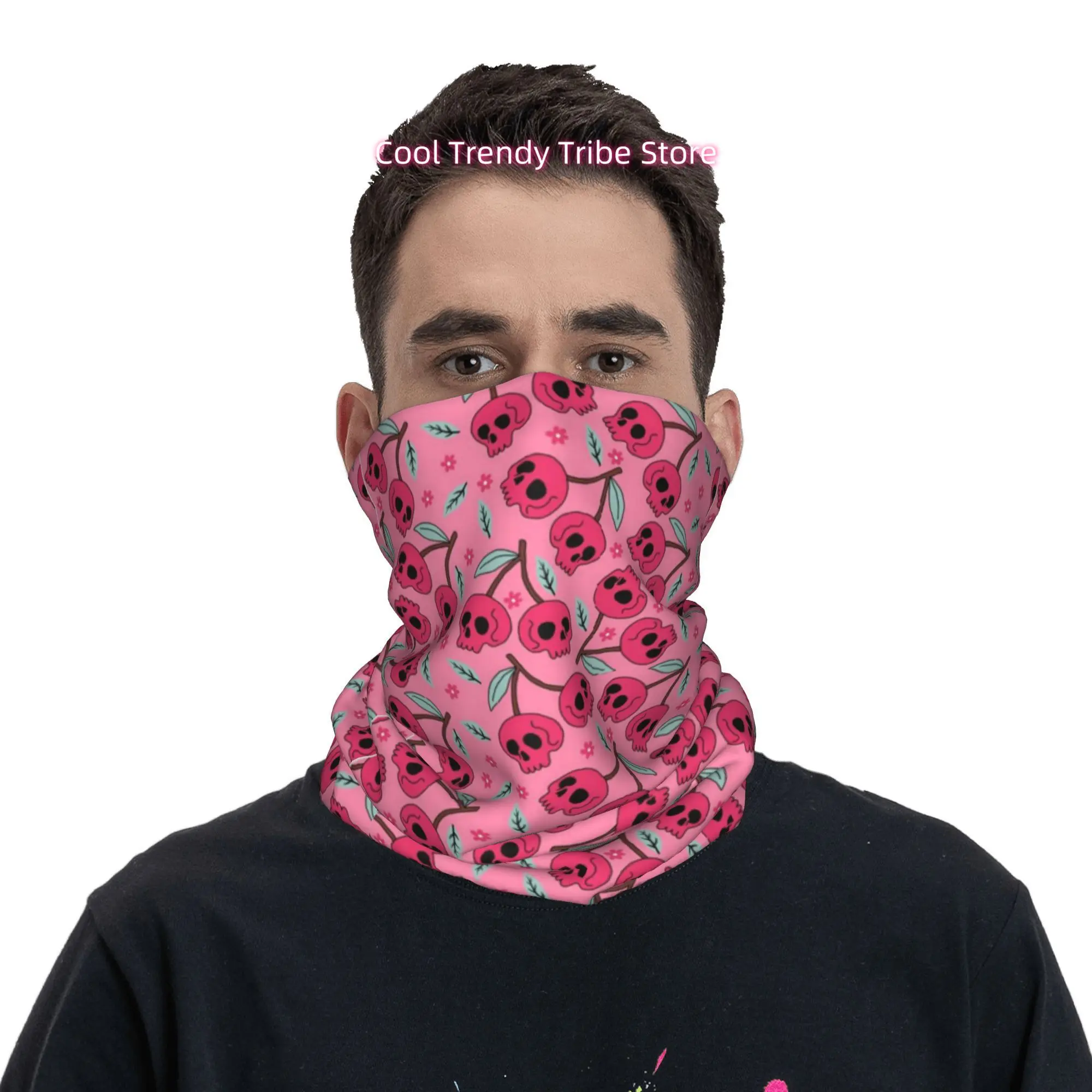 Pink Skull Cherry Fun Quirky S - Men Fashion Hair Style review and price