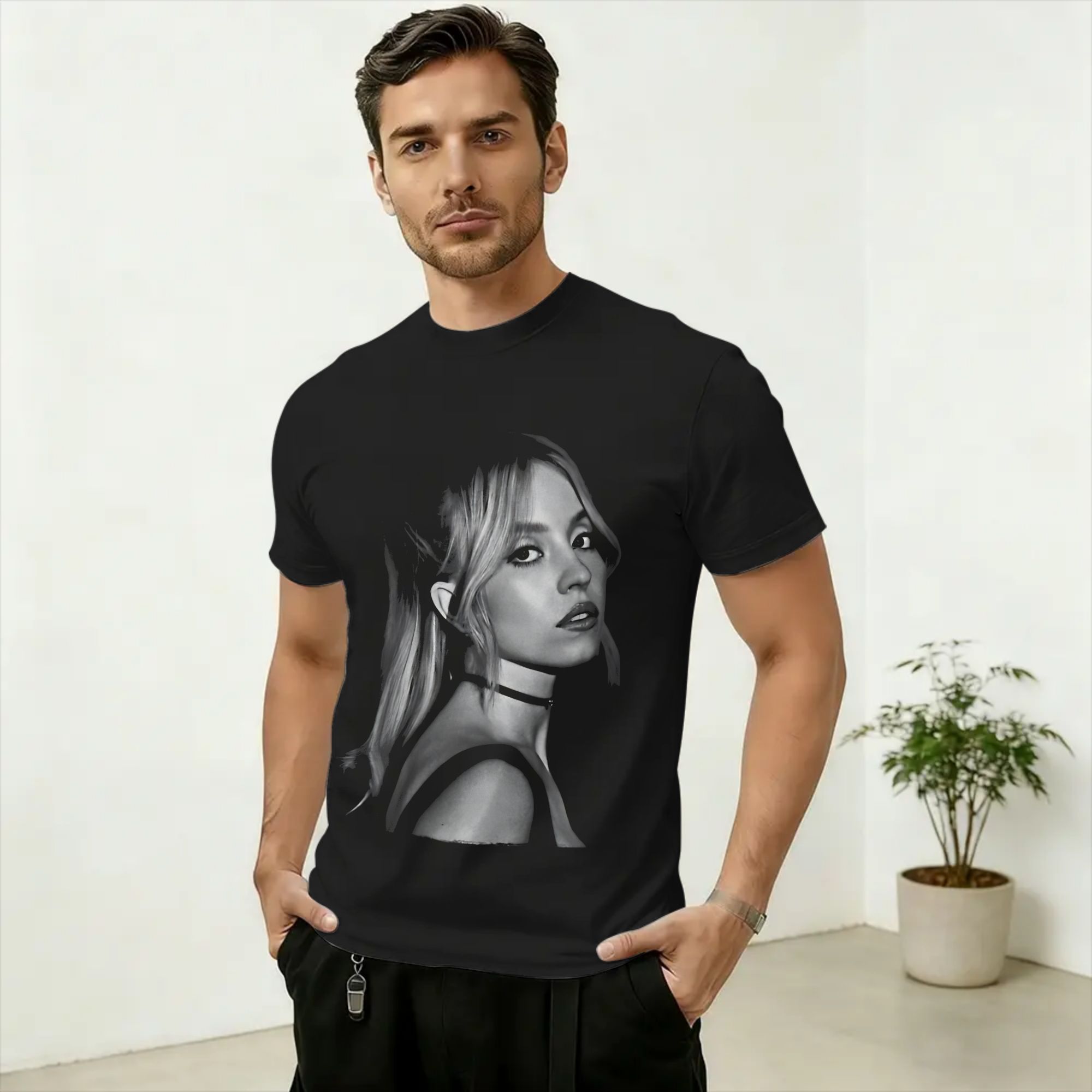 Sydney Sweeney Pure Cotton T-S - Men'S Fashion Sydney review and price