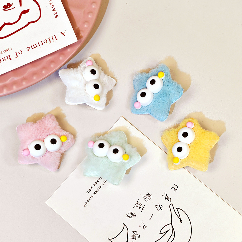 5pcs plush big eyed five point - Men Fashion Hair Style review and price