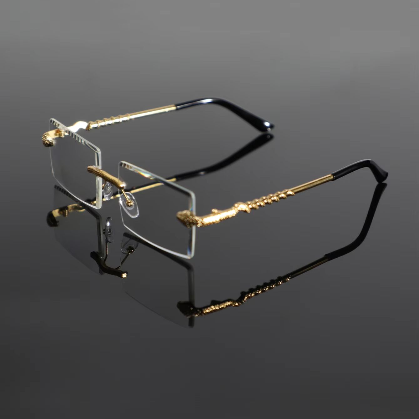 1 Pair of Men's Metal Rectangu - Men'S Fashion Non Prescription Glasses review and price