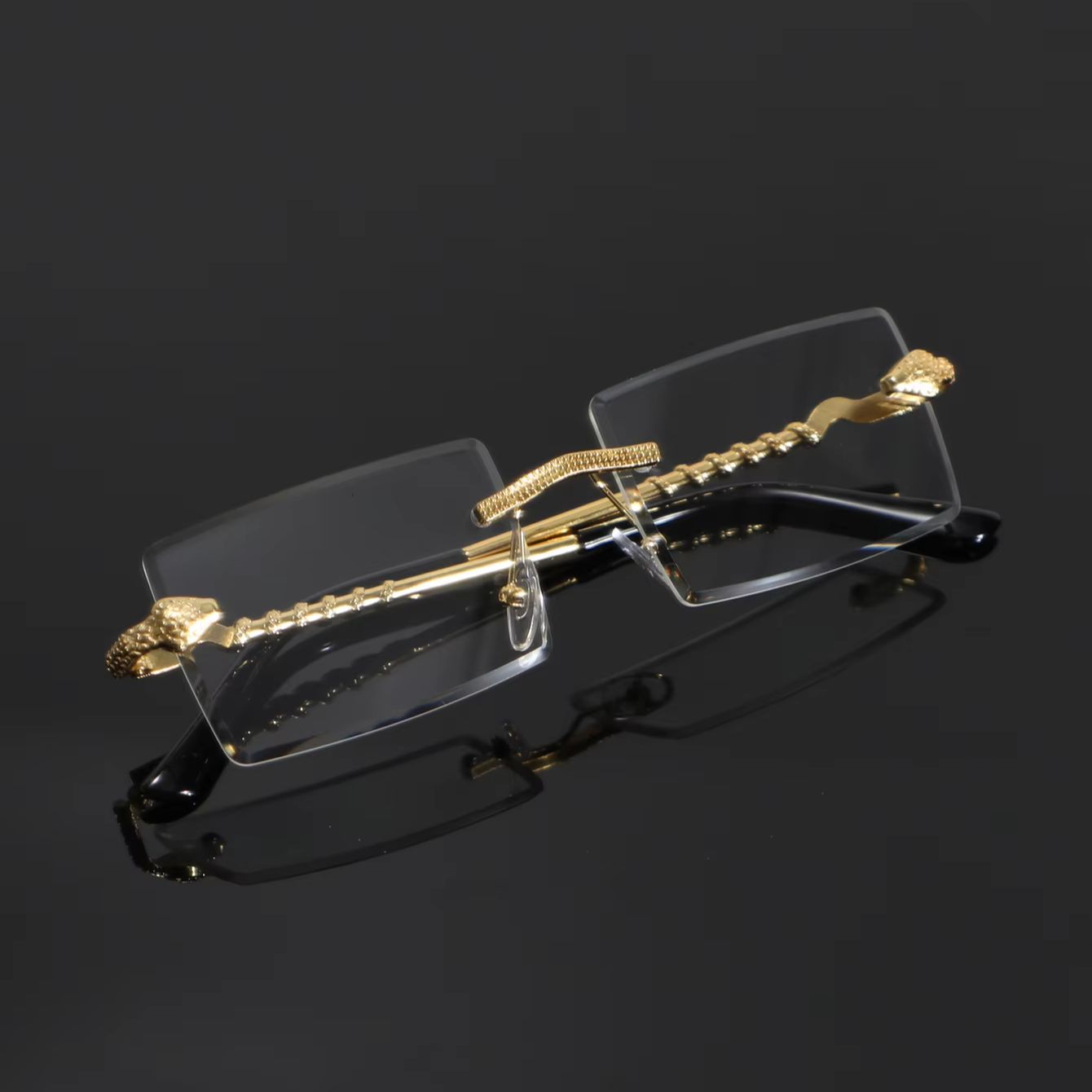 1 Pair of Men's Metal Rectangu - Men'S Fashion Non Prescription Glasses review and price