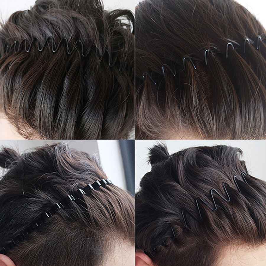 2-5Pcs Wavy Hairband Spring Ha - Men Fashion Hair Style review and price