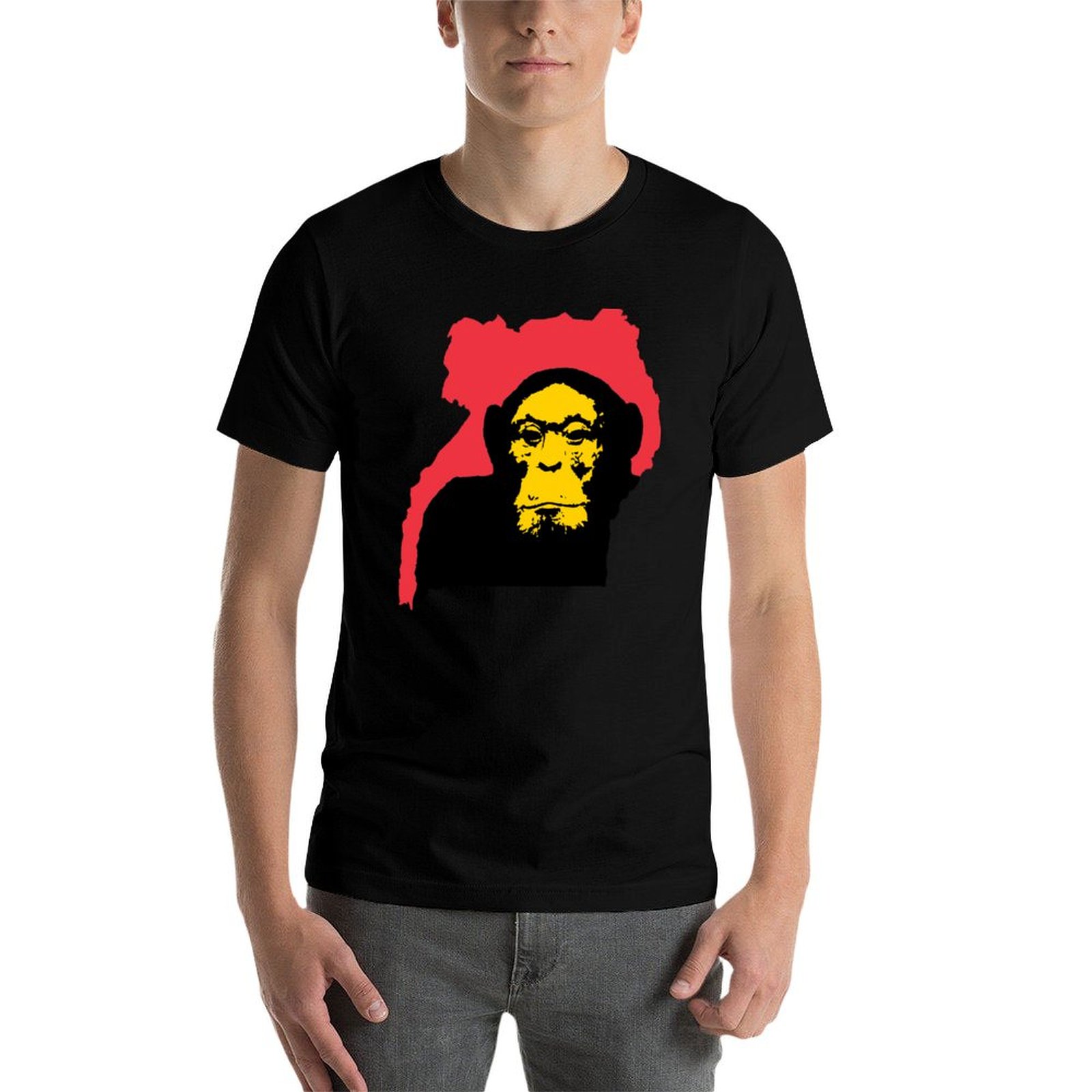 Uganda Chimpanzee T-Shirt Fash - Men Fashion Uganda review and price