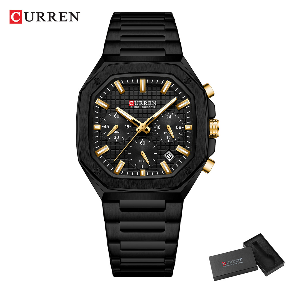 CURREN Luxury Square Chrono Wa - Mens Fashion Bracelet review and price