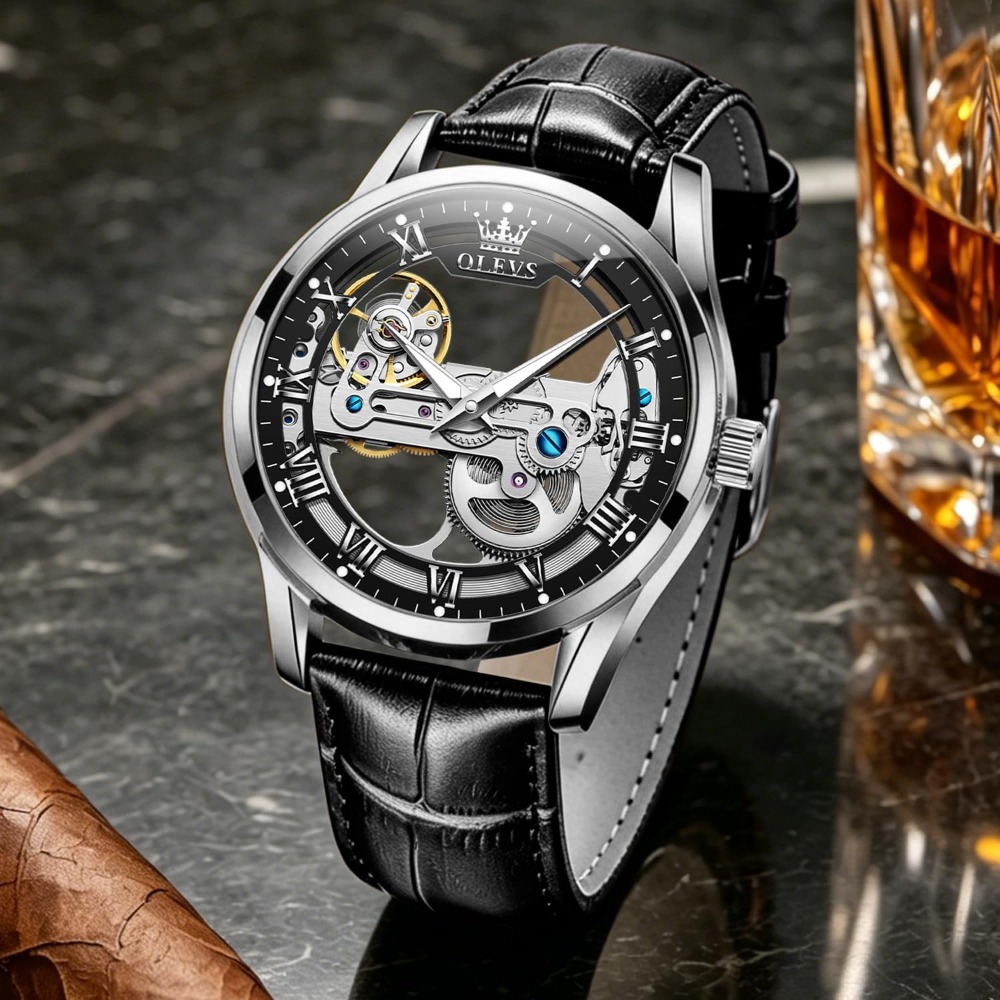 Automatic Skeleton Watch for M - Mens Fashion Style Images review and price