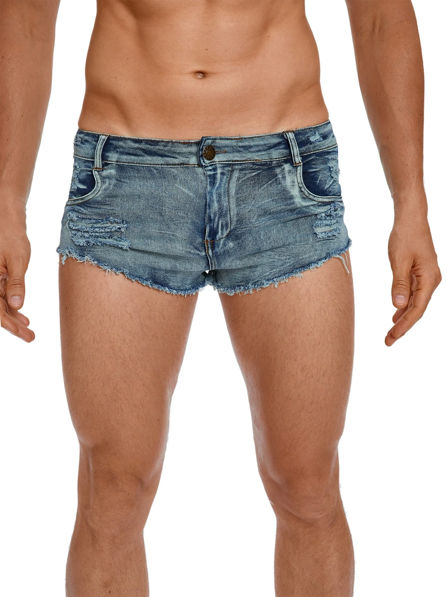 Men's Low Waist Jeans Shorts F - Skinny Jeans Ripped review and price