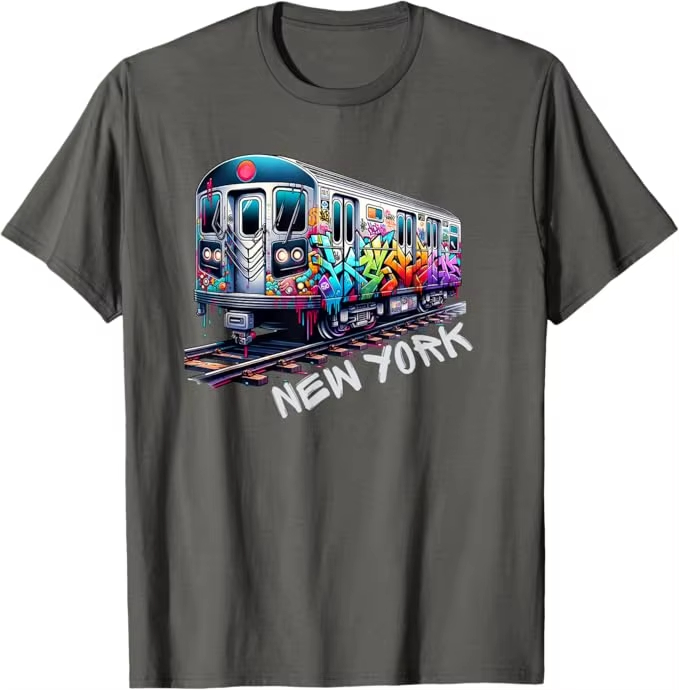 New York Train Graffiti Style  - Men'S Fashion Nyc review and price